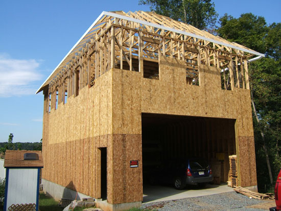 Custom Home Addition & RV Garage Construction